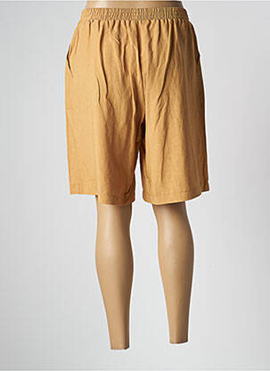 Bermuda taille élastique taille normale beige GRIFFON femme