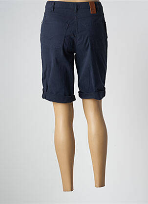 Bermuda taille élastique taille normale bleu TBS femme