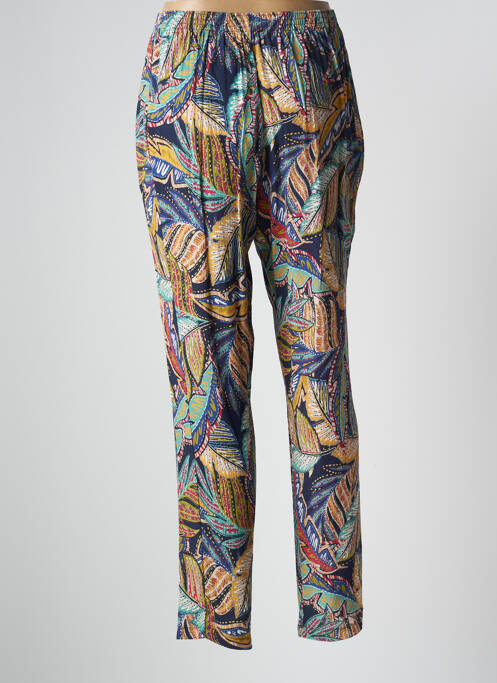 Pantalon droit bleu GRIFFON pour femme