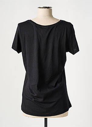 T-shirt sérigraphie manches courtes noir MADAME TSHIRT femme