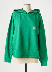 Sweat-shirt à capuche vert LE GENTLE FACTORY pour femme seconde vue