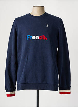 Sweat-shirt bleu MAISON FT pour homme