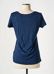 T-shirt bleu MADAME TSHIRT pour femme seconde vue