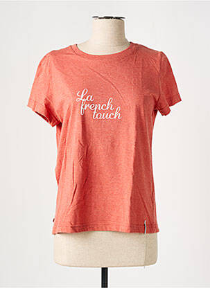 T-shirt orange LE GENTLE FACTORY pour femme