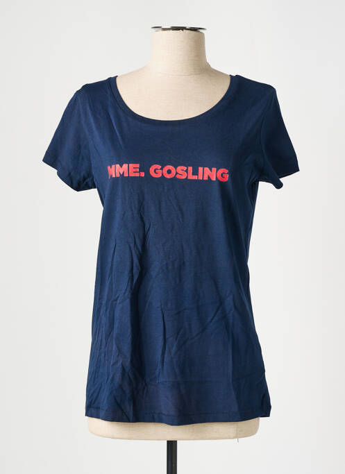 T-shirt bleu MADAME TSHIRT pour femme