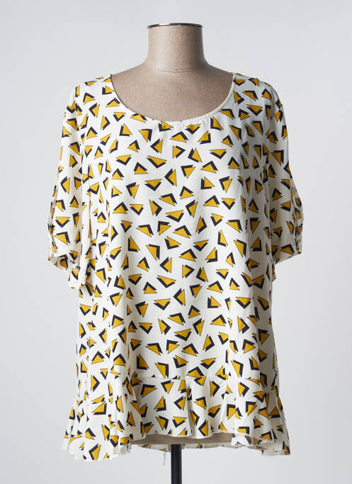 Tunique manches courtes blanc NOOGAT pour femme