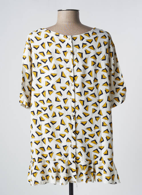 Tunique manches courtes blanc NOOGAT pour femme