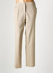 Pantalon droit beige MASSY pour femme seconde vue