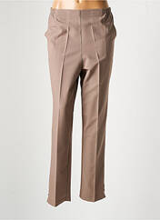 Pantalon droit marron VISION NIGHT pour femme seconde vue