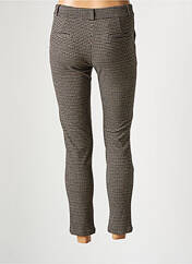 Pantalon slim marron LAURA JO pour femme seconde vue