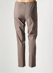 Pantalon slim marron ONE O ONE pour femme seconde vue