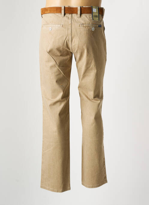 Jeans coupe droite beige PIONIER pour homme