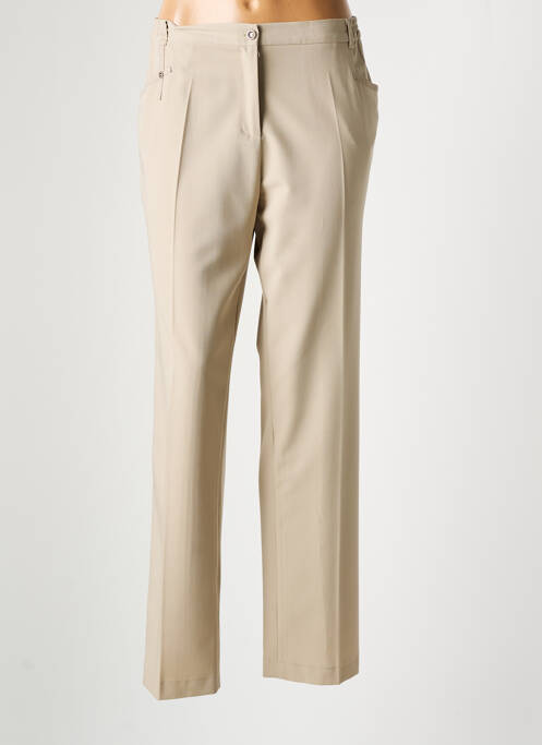 Pantalon droit beige MASSY pour femme