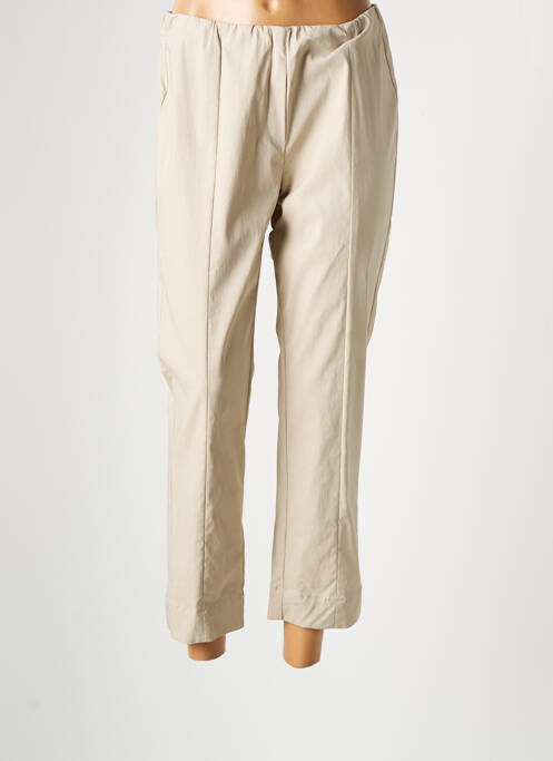 Pantalon droit beige RICHY pour femme