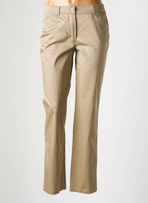 Pantalon slim beige LEBEK pour femme