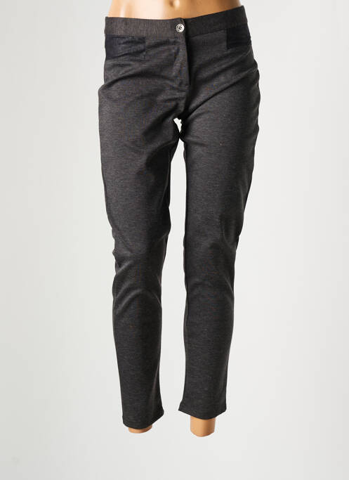 Pantalon slim gris MSN pour femme