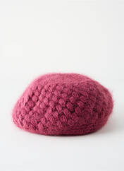 Bonnet rose MADE IN ITALY pour femme seconde vue