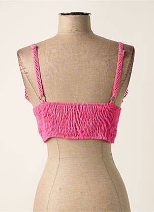 Top manches bretelles ajustables fines bretelles rose MAY BY SHINING STAR femme