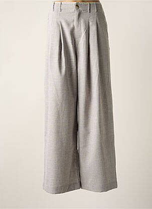 Pantalon large gris GIOYA & CO pour femme