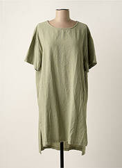 Robe mi-longue vert SUN SUN pour femme seconde vue