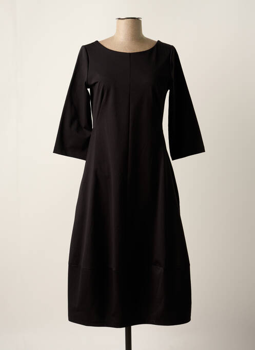 Robe mi-longue noir KESY pour femme