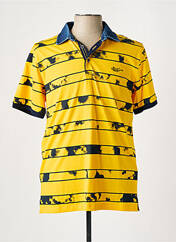 Polo jaune MONTE CARLO pour homme seconde vue