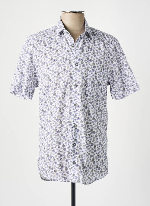 Chemise manches courtes blanc JUPITER pour homme