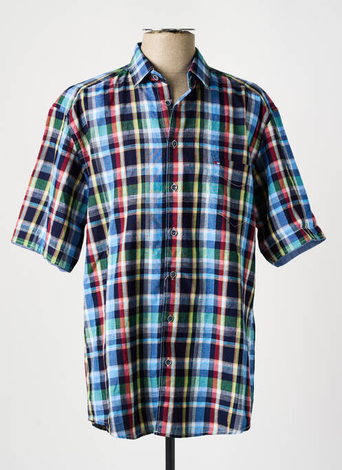 Chemise manches courtes bleu JUPITER pour homme