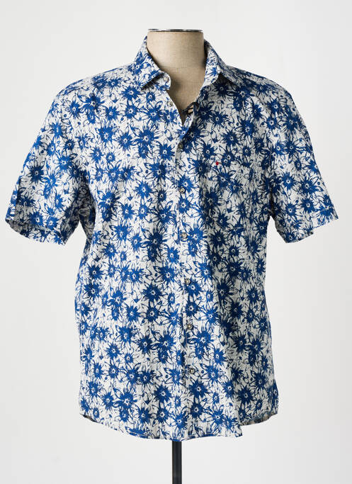 Chemise manches courtes bleu JUPITER pour homme