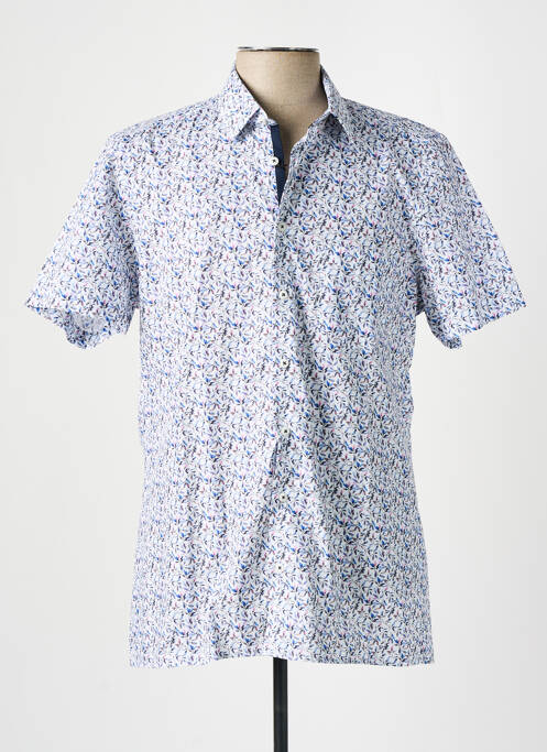 Chemise manches courtes bleu JUPITER pour homme