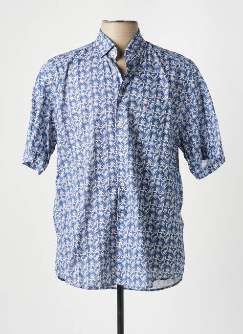 Chemise manches courtes bleu JUPITER pour homme