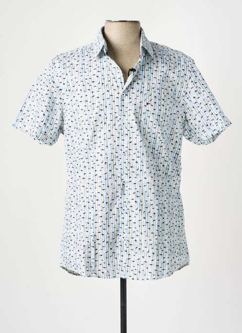 Chemise manches courtes vert JUPITER pour homme