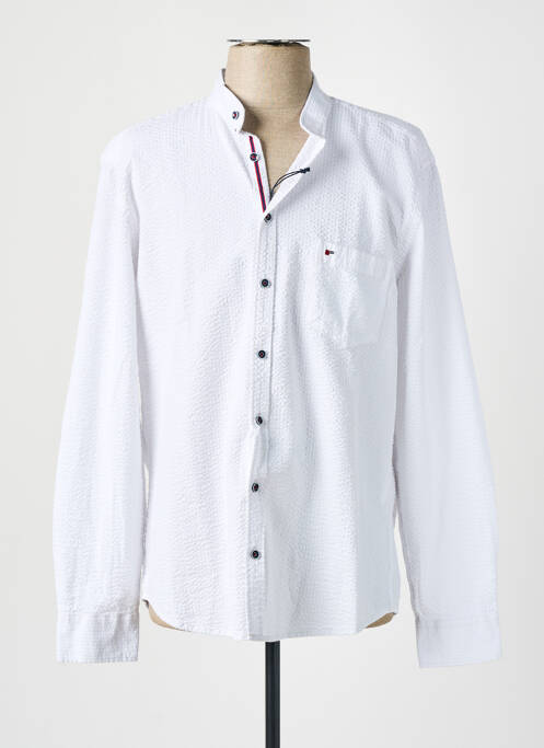 Chemise manches longues blanc JUPITER pour homme