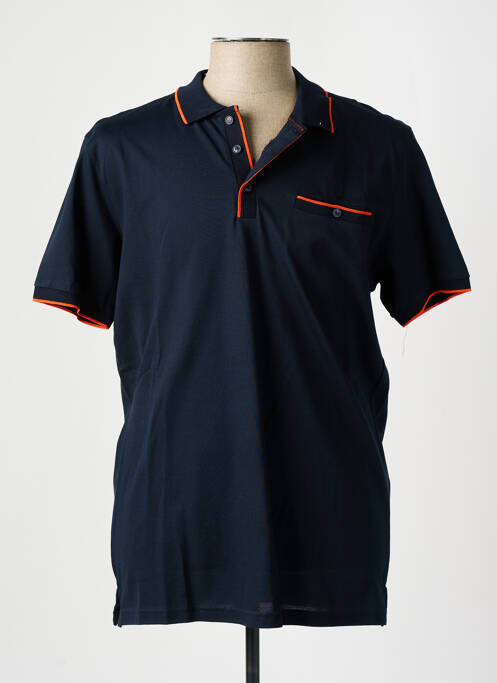 Polo bleu MONTE CARLO pour homme