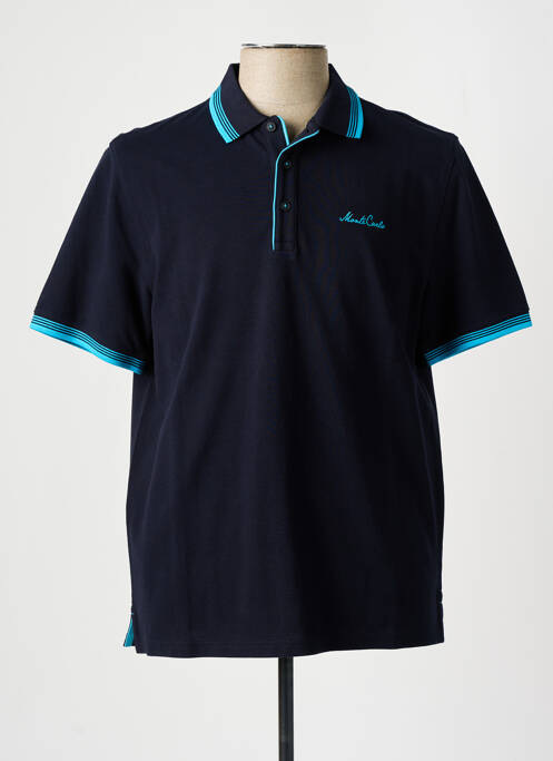 Polo bleu MONTE CARLO pour homme