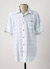 Chemise manches courtes bleu MONTE CARLO pour homme seconde vue