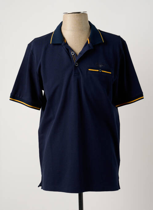 Polo bleu MONTE CARLO pour homme