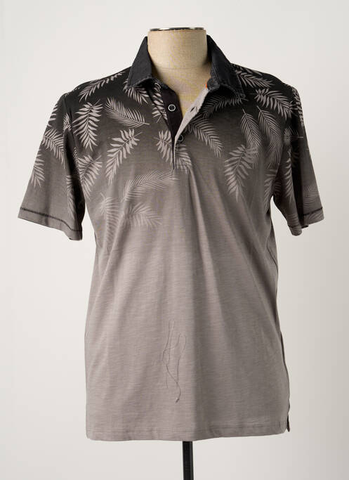 Polo gris MONTE CARLO pour homme