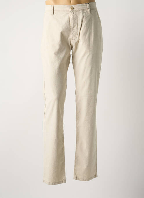 Pantalon chino beige PIONEER pour homme