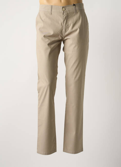 Pantalon chino beige PIONEER pour homme