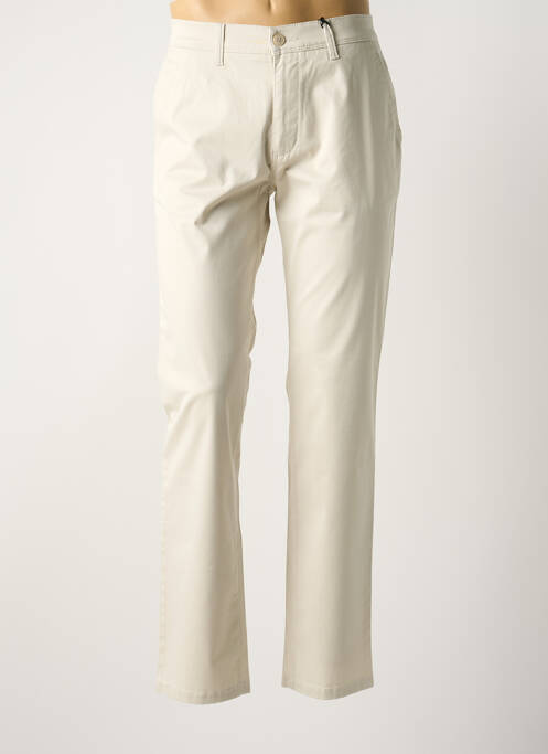 Pantalon chino beige PIONEER pour homme