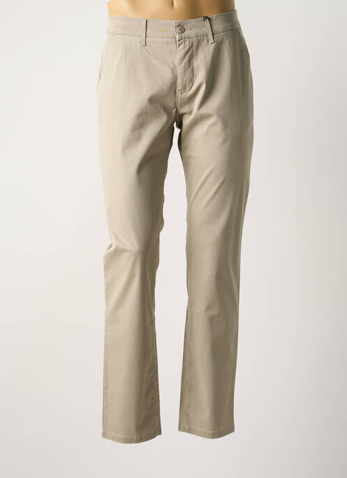 Pantalon chino beige PIONEER pour homme