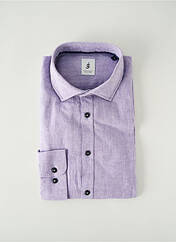 Chemise manches longues violet JUPITER pour homme seconde vue