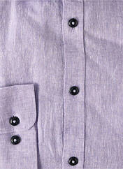 Chemise manches longues violet JUPITER pour homme seconde vue