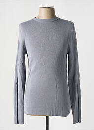 Pull col rond manches longues bleu JACK & JONES homme