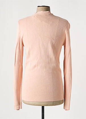 Pull col rond manches longues rose JACK & JONES homme