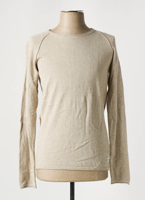 Pull beige JACK & JONES pour homme