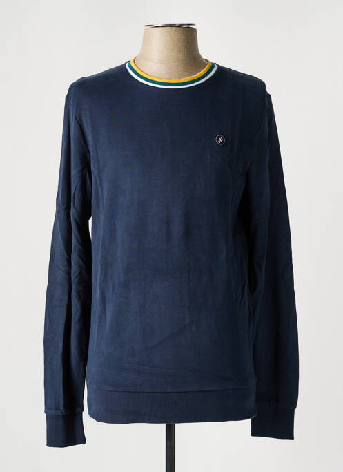 Sweat-shirt bleu JACK & JONES pour homme