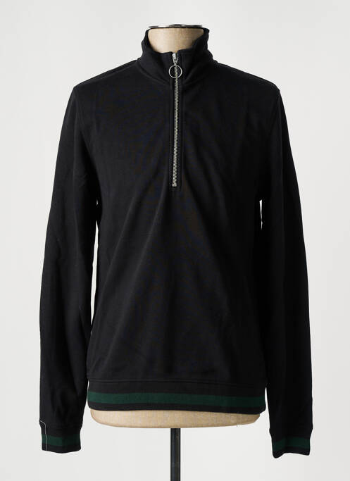 Sweat-shirt noir JACK & JONES pour homme