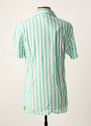 Chemise manches courtes coupe cintrée vert JACK & JONES homme